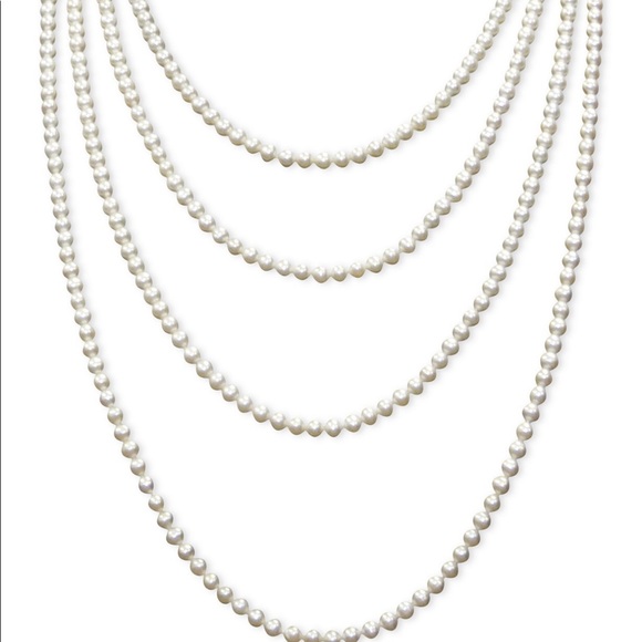 100" Cultured Freshwater Pearl Necklace - Picture 1 of 1
